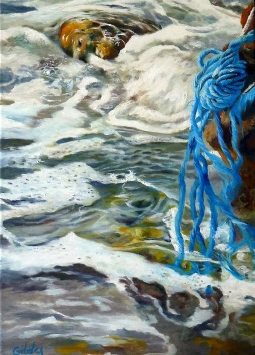 “The human passage – blue”