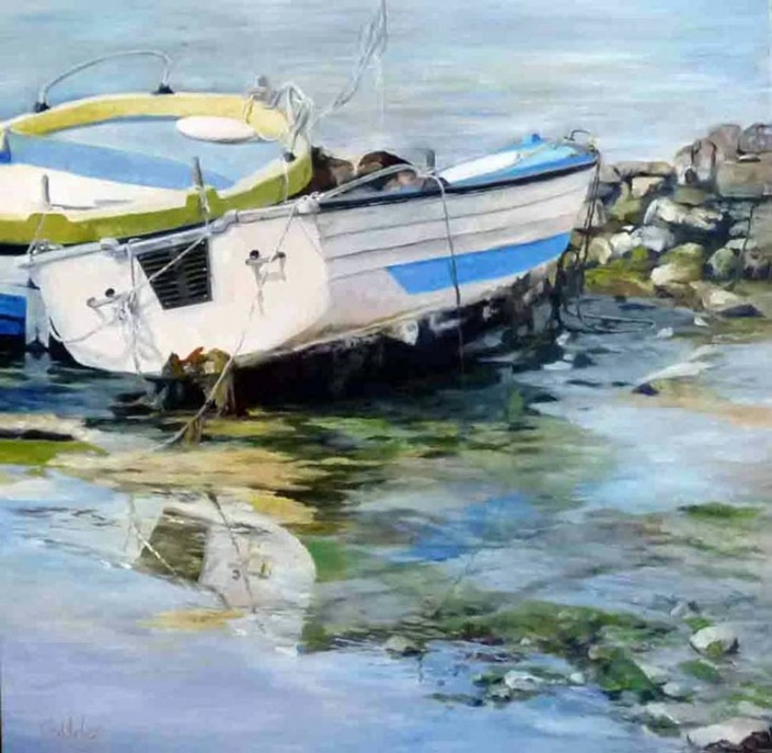 “The human passage-white reflection”