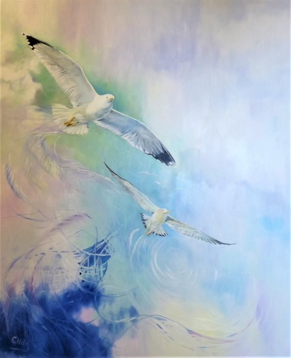 FLYING oil on canvas 160X130